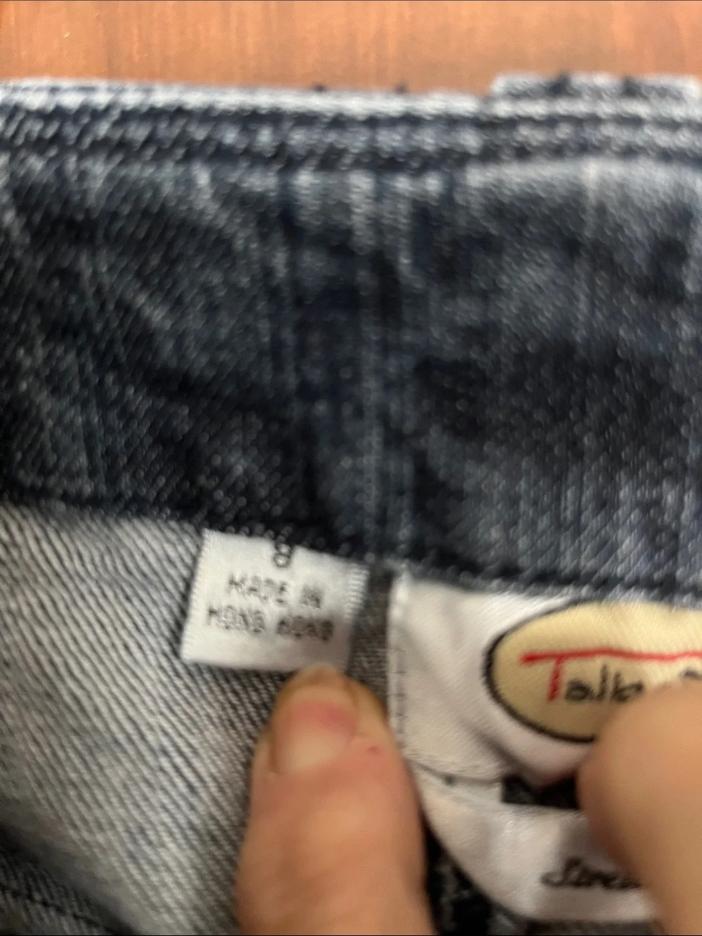 Talbots Dark Blue Denim Bermuda Shorts